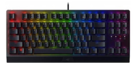 מקלדת מכנית קומפקטית Razer BlackWidow V3 Tenkeyless עם מקשים קליקיים וחיבור USB