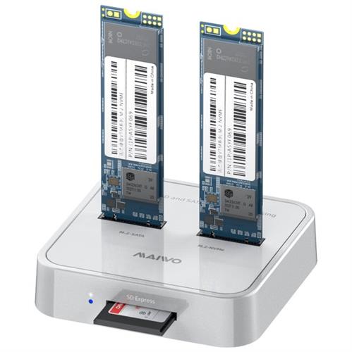 תחנת עגינה לדיסקים MAIVO Type-C to M.2/NVME Plus Card Reader