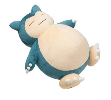 Pokemon - Sleeping Snorlax Plush 60 cm בובה רכה ונעימה ענקית של סנורלקס