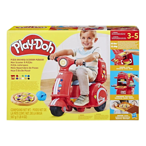 פליידו - קטנוע משלוחי פיצה - Play-Doh Pizza Delivery Scooter F8803
