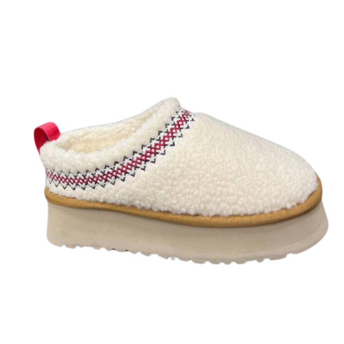 UGG tazz braid White  -  נעלי האג