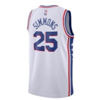 Philadelphia 76ers Nike Association Swingman Jersey - Ben Simmons