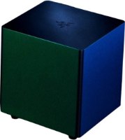 מקרן קול עם סאבוופר למחשב Razer Leviathan V2 – סאבוופר כהה מעוצב עם לוגו Razer וגוונים ירוקים עם RGB