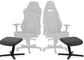 הדום Noblechairs Footrest V2.0 TX Anthracite – מושב רחב ומרופד בבד רך לנוחות מירבית לאורך זמל
