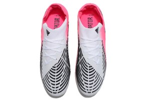 נעלי כדורגל Adidas PREDATOR EDGE.1 LOW FG ורוד לבן