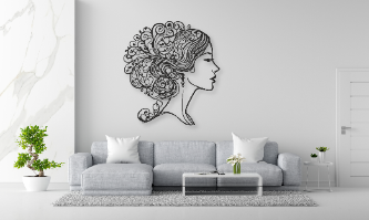 Floral Hair Woman