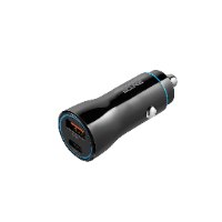 מטען לרכב יציאות USB + TYPE C עם כבל לאייפון