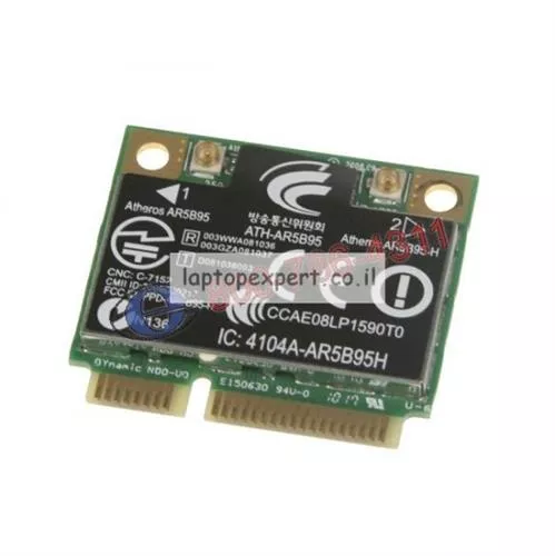 כרטיס רשת למחשב נייד HP 620 / Compaq CQ62 WIRELESS CARD B / G / N 593533-001