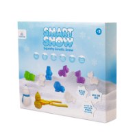 ❄️ Smart Snow – שלג קינטי סנסורי עם 6 כלי יצירה