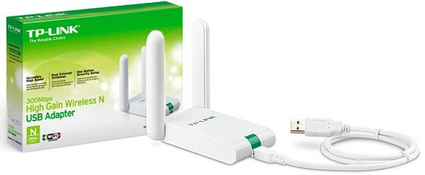 כרטיס רשת אלחוטי USB 300Mbps דגם Tp-link - tl-wn822n
