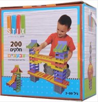 סטיקס המקורי 200 חלקים מעץ צבעונים  20004996 מבית Alfit Toys
