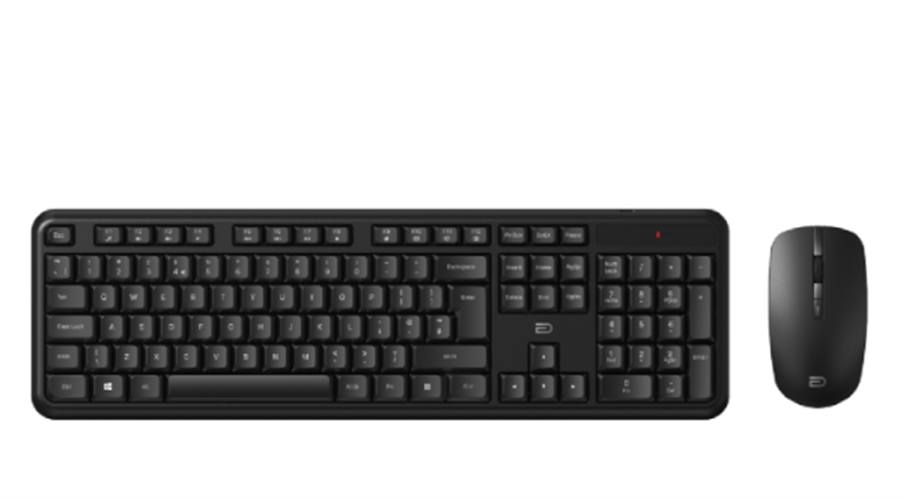 סט מקלדת ועכבר אלחוטי CUDY MK200 2.4Ghz Silent Keyboard And Mouse