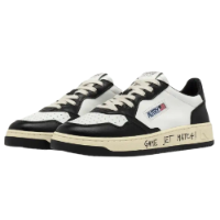 Autry Medalist Low Sneakers Black white