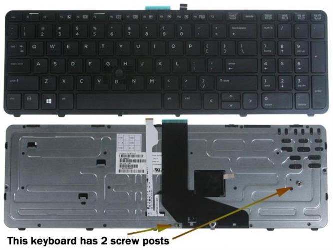 מקלדת להחלפה במחשב נייד HP ZBook 15 , 17 Laptop Keyboard 733688-001