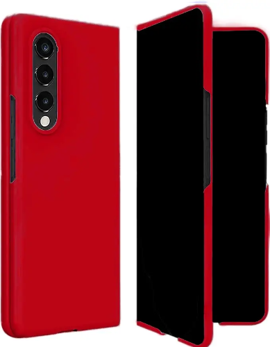 כיסוי קטיפה ל- Samsung Z Fold 5 אדום