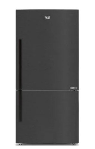 מקרר ‏בקו מקפיא תחתון גימור שחור Beko CN160237XB ‏