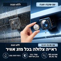 מגן מצלמת רוורס הידרופובי לראות צלולה דגם VisionShield