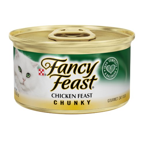 פנסי פיסט מזון רטוב לחתול נתחי עוף 85 גרם - FANCY FEAST CHUNKY CHICKEN 85 G
