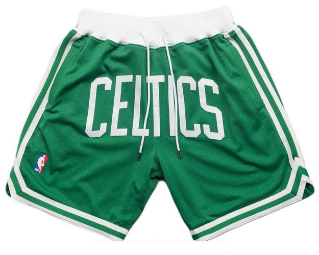 מכנסי NBA קצרים בוסטון סלטיקס JUST DON ירוק