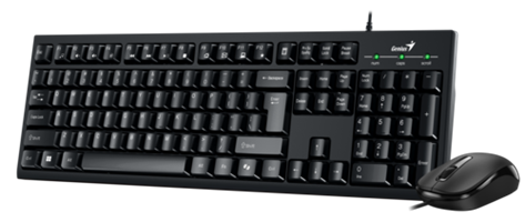 סט מקלדת ועכבר חוטי GENIUS KM-100SE