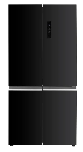 מקרר 4 דלתות ג'נרל דגם GE780GB זכוכית שחורה