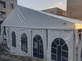 אוהל אלומיניום לוגיסטי במידה 8X18