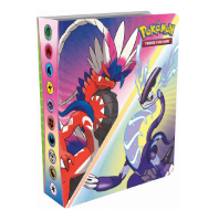 Pokemon TCG: Scarlet & Violet 1 Mini Portfolio 2023 קלפי פוקימון מקוריים מיני אלבום עם בוסטר