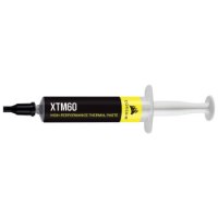 משחת טרמית 3 גרם Corsair XTM60 High-Performance – מזרק בודד שחור צהוב ולבן של משחה טרמית
