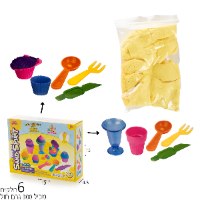 חול קינטי 300 גרם עם כלים