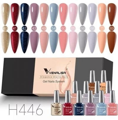 סט 12 צבעים H446  ונליסה VENALISA