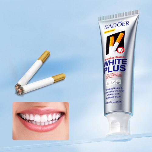 White Plus - משחת שיניים מלבינה למעשנים