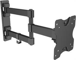 זרוע דו מפרקית מאלומיניום VESA 100/75 up to 27 and 15kg