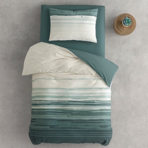 מצעים יחיד OMBRE-ירוק 90×200
