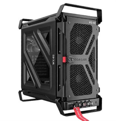 מארז שחור ידיות InfiniRail בלי מאווררים Corsair WARTH Mid Tower