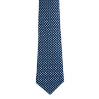 עניבה מודפס כחול תכלת