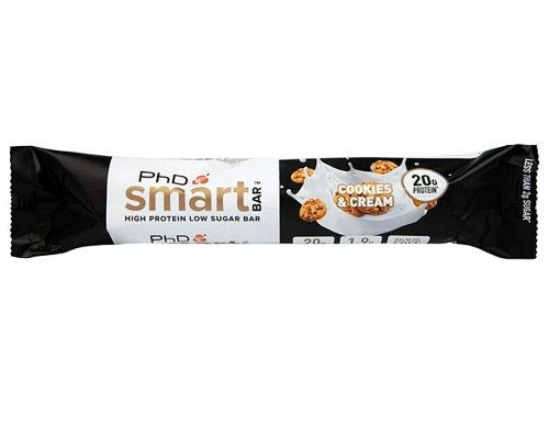 מארז 12 יחידות - חטיף חלבון - חטיף חלבון קרם עוגיות - PHD SMART BAR