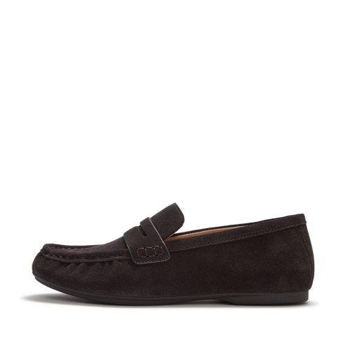 דליקטו סופט לופר זמש חום שוקולד FITFLOP Delicato Soft Loafer פיטפלופ