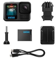 מצלמת אקסטרים מקצועית GoPro Hero13 Black עם אביזרים נוספים