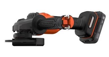Black+Decker BCG6L8D1S-QW – מטחנת זווית דיסק נטענת לעבודה מדויקת.