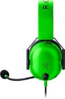אוזניות גיימינג צבע ירוק Razer BlackShark V2 X – חוטיות בצבע ירוק בוהק עם מיקרופון גמיש