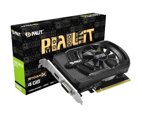 כרטיס מסך Palit GeForce GTX 1650 StormX 4GB HDMI DVI