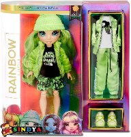 ריינבו היי - בובת אופנה ירוקה 28 ס"מ - Rainbow High
