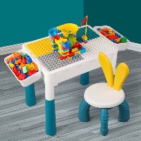 שולחן לגו מתקפל + 65 חלקי לגו- Legochil