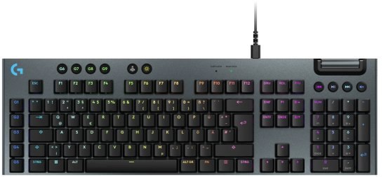 מקלדת מכנית דקה לגיימינג Logitech G915 X לגיימינג עם מקשי PBT ותאורת RGB