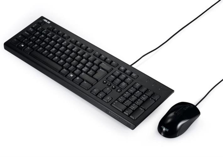 סט חוטי מקלדת ועכבר צבע שחור  ASUS U2000A