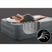 מזרן מתנפח זוגי Queen Dura-Beam Plus עם משאבה מובנית ‎203×152×56‎ ס״מ | INTEX | מק״ט ‎64418‎ |
