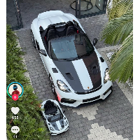 אוטו ממונע 12V פורשה ספיידר אר אס - PORSCHE 718 SPYDER RS