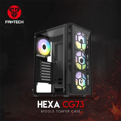מארז גיימינג הכולל 4 מאווררים Fantech PC Gaming CG73