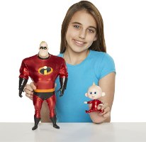 בובה משפחת סופר-על 2 מר סופר-על וג'ק-ג'ק Disney Pixar Incredibles 2: Mr. Incredible & Jack-Jack