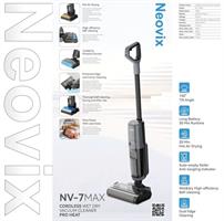 Neovix NV-7MAX שואב אבק אלחוטי עם מגוון חלקים ופונקציות